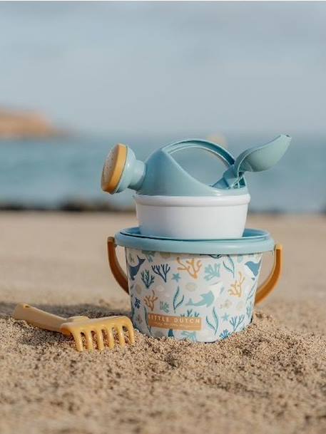 Set de plage Ocean Dreams - LITTLE DUTCH bleu+rose+vert d'eau 2 - vertbaudet enfant 