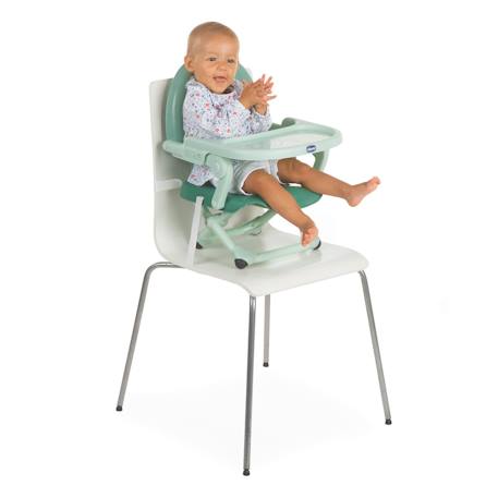 Rehausseur de chaise Pocket Snack CHICCO gris+Sage 10 - vertbaudet enfant 