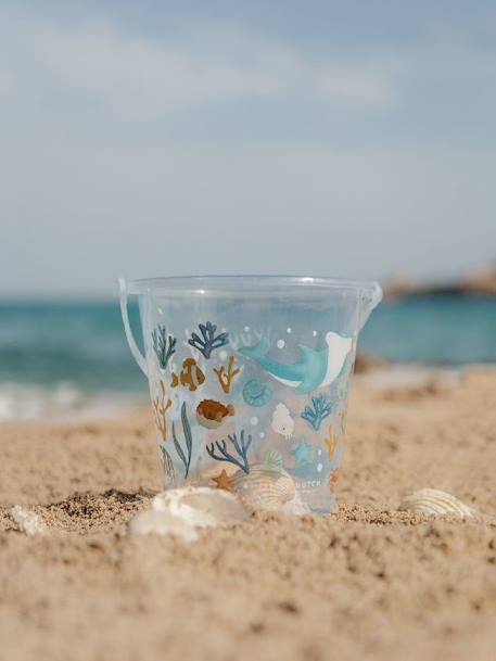 Seau de plage Ocean Dreams - LITTLE DUTCH bleu+rose 1 - vertbaudet enfant 