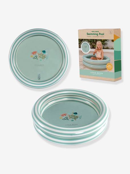 Piscine gonflable Ocean Dreams - LITTLE DUTCH bleu+rose+vert d'eau 6 - vertbaudet enfant 