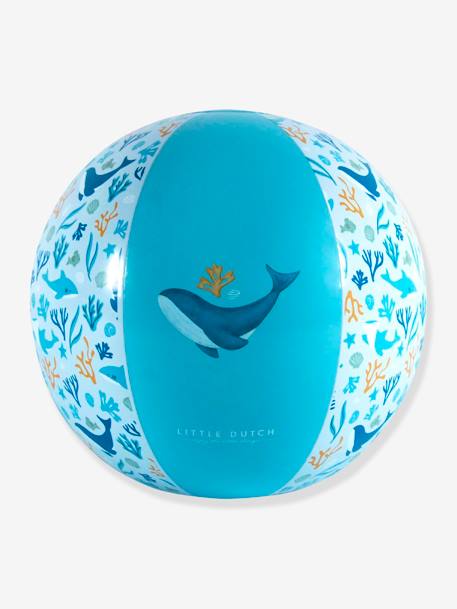 Ballon de plage Ocean Dreams - LITTLE DUTCH bleu+rose+vert d'eau 3 - vertbaudet enfant 