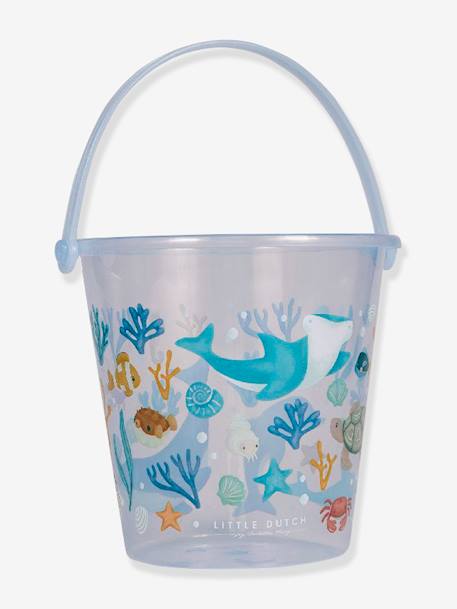 Seau de plage Ocean Dreams - LITTLE DUTCH bleu+rose 2 - vertbaudet enfant 