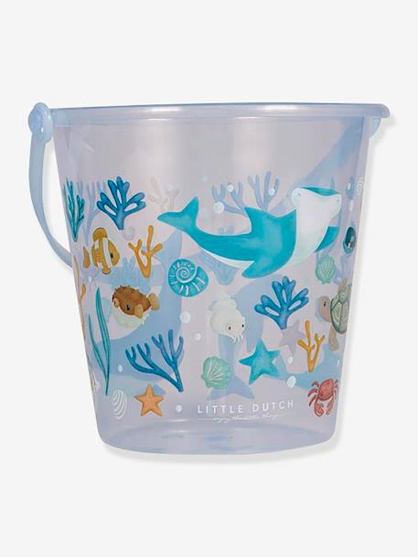 Seau de plage Ocean Dreams - LITTLE DUTCH bleu+rose 3 - vertbaudet enfant 