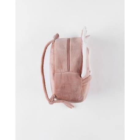 Sac à dos Ops en Veloudoux - rose ROSE 3 - vertbaudet enfant 