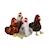 Gipsy Toys  - Poule Sonore Grise & Blanche - 22 cm GRIS 3 - vertbaudet enfant 