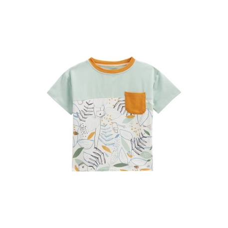 T-shirt bébé Garden Party VERT 1 - vertbaudet enfant 