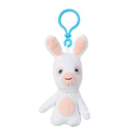 Fille-Accessoires-Gipsy Toys  - Lapins Crétins porte-clés bouche fermée - 10 cm - Blanc