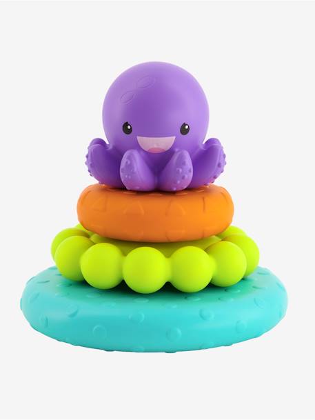 Pyramide de bain Pieuvre - INFANTINO multicolore 1 - vertbaudet enfant 