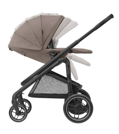 MAXI-COSI poussette Duo combinée Plaza Plus Luxe, de la naissance à 4 ans (22kg), Nacelle incluse, Confortable, Truffle BEIGE 3 - vertbaudet enfant 