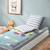 Parure de lit enfant Pompier Bleu Câlin Caradou® avec couette pour lit évolutif 90x140cm BLANC 2 - vertbaudet enfant 