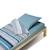 Parure de lit enfant en coton BLEU CALIN Caradou® Ritmo avec couette - 90x190cm BLEU 3 - vertbaudet enfant 
