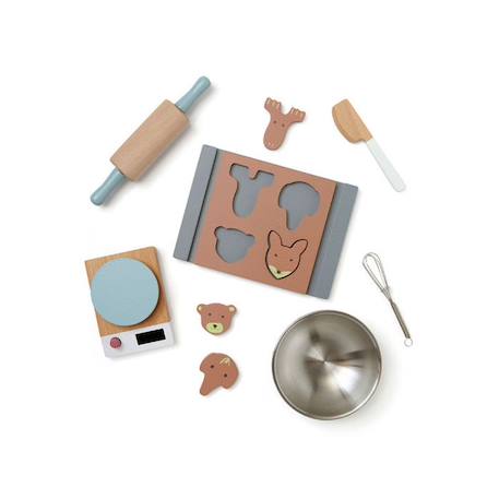 Ensemble à pâtisserie en bois Kid's Hub - Cuisine - Imitation - Enfant - Kids Concept GRIS 3 - vertbaudet enfant 