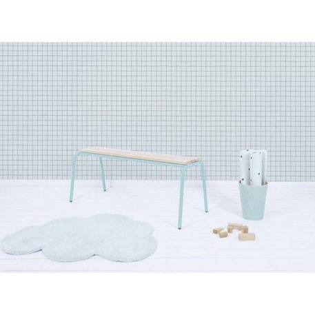 Tapis Coton Forme Nuage (morning Mist) par Lilipinso - 67 x 100 c BLEU 2 - vertbaudet enfant 