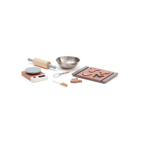 Ensemble à pâtisserie en bois Kid's Hub - Cuisine - Imitation - Enfant - Kids Concept GRIS 4 - vertbaudet enfant 