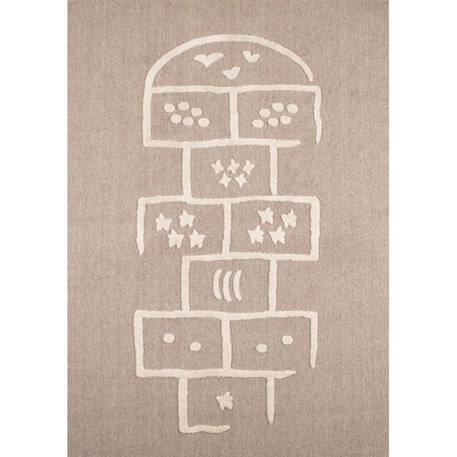 Tapis chambre enfant - marelle 170 x 120 cm - Nazar Rugs MARRON 1 - vertbaudet enfant 