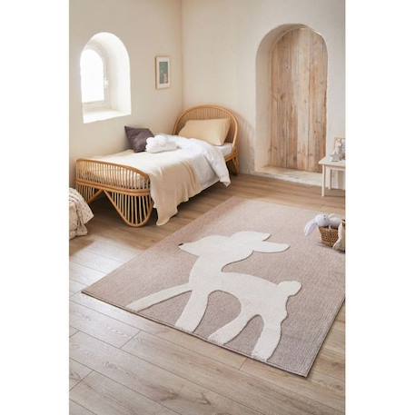 Tapis chambre enfant - biche - 170 x 120 cm - Nazar Rugs MARRON 2 - vertbaudet enfant 