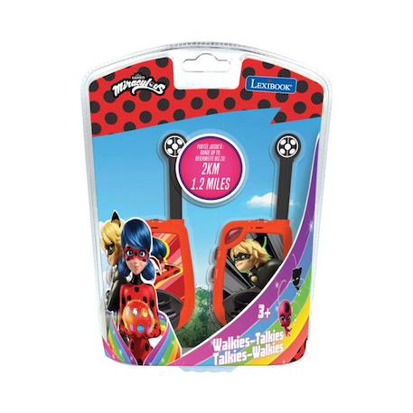 Talkies-Walkies Miraculous Ladybug - Portée 4 KM - Rouge ROUGE 2 - vertbaudet enfant 