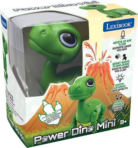 Power Puppy Mini - Dinosaur Robot avec effets lumineux et sonores VERT 4 - vertbaudet enfant 