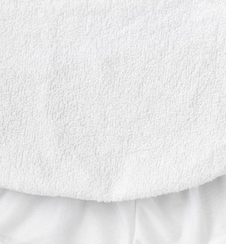 Alèse Bébé Imperméable Bouclette Coton Bio (60 x 120 cm) BLANC 6 - vertbaudet enfant 