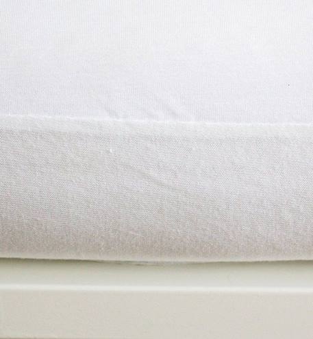 Alèse Drap Housse Bébé Imperméable Jersey TENCEL™ (Blanc - 70 x 140 cm) BLANC 4 - vertbaudet enfant 