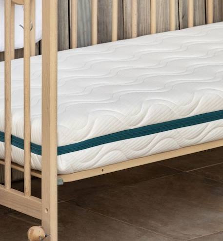 Housse de matelas bébé Cocolatex® (60 x 120 cm - Polyester recyclé) BLANC 1 - vertbaudet enfant 