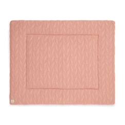 Puériculture-Parc-Tapis d'éveil pour parc Spring Knit Rosewood - 80x100cm - Tricot - Bébé - Rose