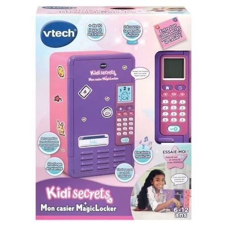 Casier MagicLocker VTECH KidiSecrets rose - 6-12 ans - Code secret à 6 chiffres BLANC 3 - vertbaudet enfant 