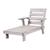 ROBA Chaise Longue pour Enfants avec Coussins Little Stars Déhoussables - Bain de Soleil en Bois Résistant aux Intempéries - Gris GRIS 3 - vertbaudet enfant 