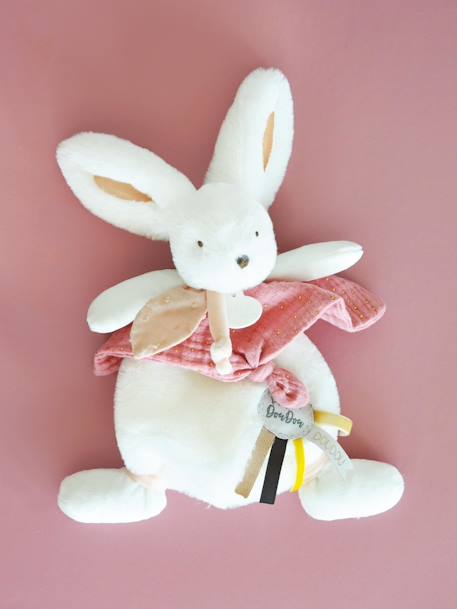 Happy doudou 25cm - DOUDOU ET COMPAGNIE boho rose+pop bleu+wild beige 2 - vertbaudet enfant 