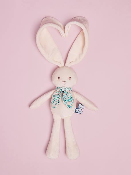 Pantin lapin - KALOO beige+blanc+orange 10 - vertbaudet enfant 