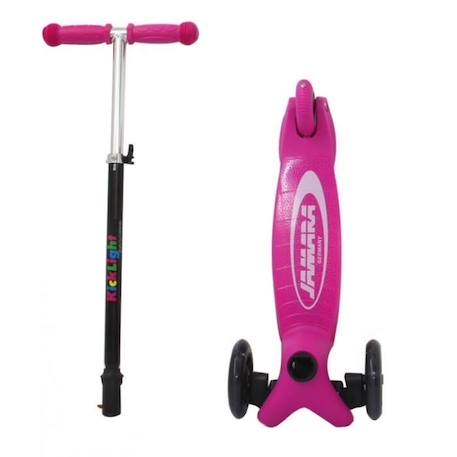 Trottinette - JAMARA - Kicklight Vert - Enfant - Loisir - 5 ans - Rose - Mixte - 2 roues - Poids jusqu'à 50 kg ROSE 4 - vertbaudet enfant 