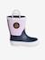 Bottes de pluie fille lot violet 2 - vertbaudet enfant 