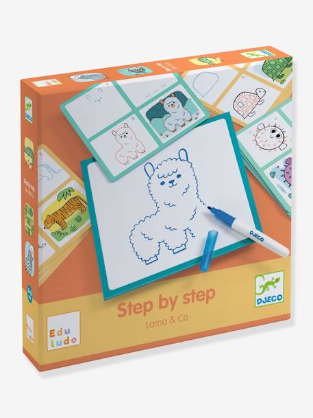 Step by step Lama & co - DJECO multicolore 6 - vertbaudet enfant 