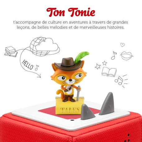 tonies® - Figurine Tonie -  Le Chat Botté - Figurine Audio pour Toniebox ORANGE 3 - vertbaudet enfant 