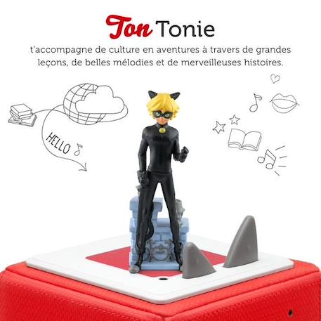 tonies® - Figurine Tonie - Miraculous - Chat Noir - Figurine Audio pour Toniebox NOIR 3 - vertbaudet enfant 