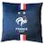 Coussin imprimé 100% coton, FFF JACQUARD. Taille : 40x40 cm BLEU 2 - vertbaudet enfant 