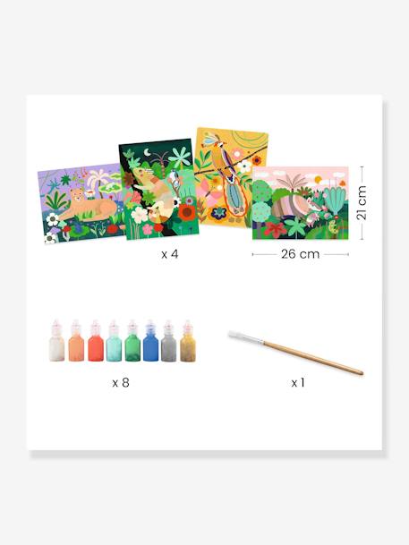 Peinture 3D - DJECO Abysses+forêt tropicale 10 - vertbaudet enfant 