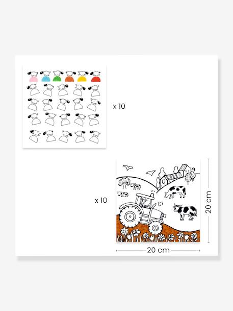 Distributeur de coloriages - DJECO ferme 2 - vertbaudet enfant 