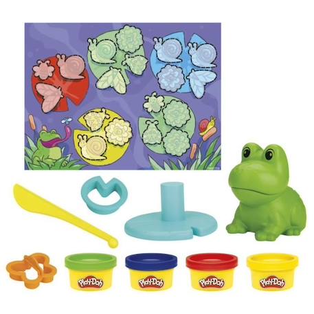 Play-Doh La grenouille des couleurs, Pâte à modeler, Jouet créatif pour enfant de 3 ans et plus JAUNE 2 - vertbaudet enfant 