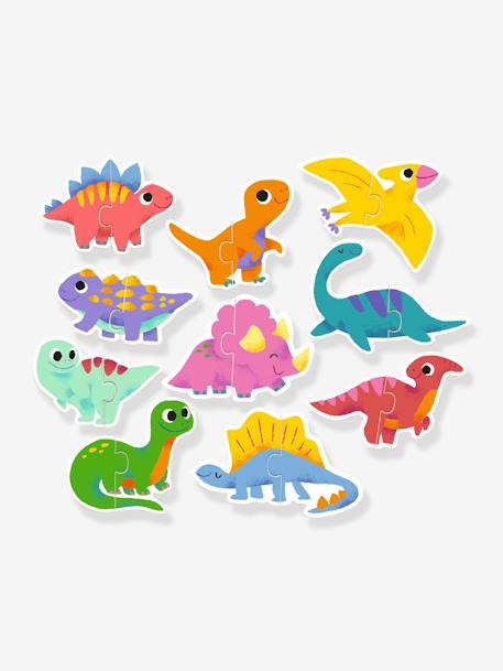 Puzzle Dinos duo - DJECO multicolore 3 - vertbaudet enfant 