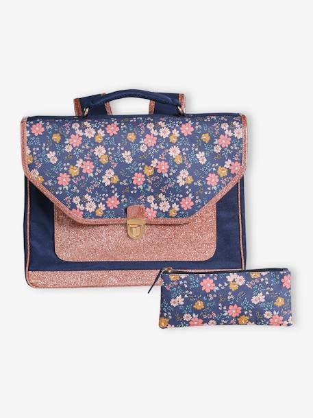 Fille-Accessoires-Cartable, trousse-Cartable + trousse Flowers fille