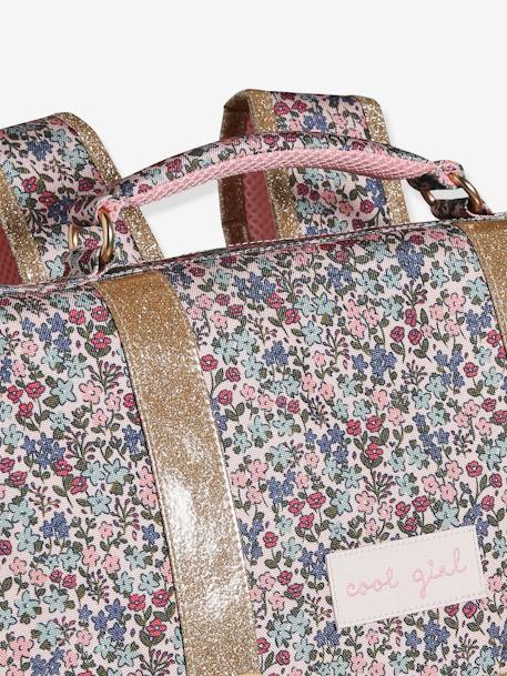 Cartable + trousse 'sweet flowers' fille rose poudré 4 - vertbaudet enfant 