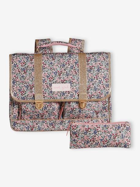 Fille-Cartable + trousse "sweet flowers" fille