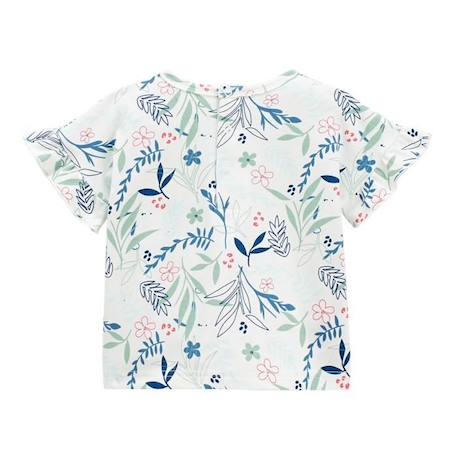 T-shirt bébé fille Dahlia BLANC 2 - vertbaudet enfant 