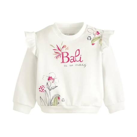 Sweat-shirt fille Olbia BLANC+BLANC 1 - vertbaudet enfant 