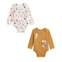 -Lot de 2 bodies bébé manches longues Charlie