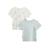 Lot de 2 t-shirts bébé manches courtes Kimi BLANC 1 - vertbaudet enfant 