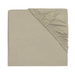 Linge de maison et décoration-Drap-housse Jersey lit bébé Vert Olive 60 x 120 cm