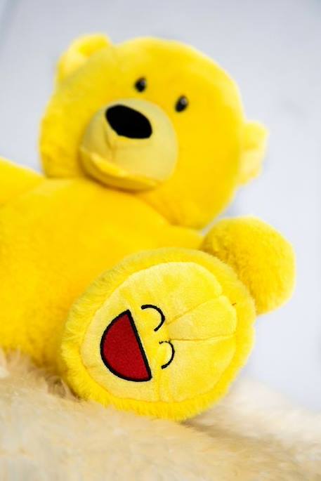 Peluche des émotions Ours Joyeux - Mini JAUNE 4 - vertbaudet enfant 