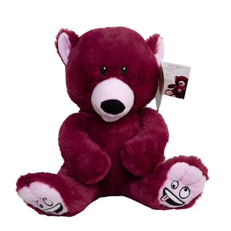 Peluche des émotions Ours Foufou - Grand VIOLET 1 - vertbaudet enfant 